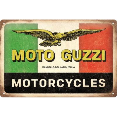 Moto Guzzi Szyld Tablica 20x30 Blacha Plakat